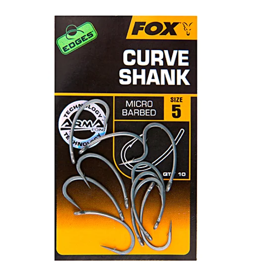 Гачок Fox Edges Curve Shank #8 10pcs