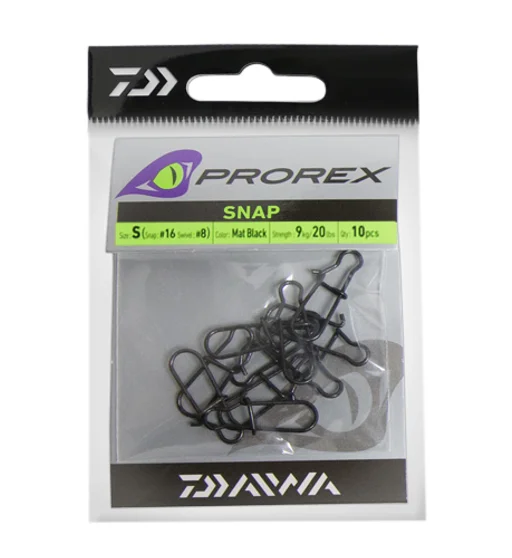 Застежка Daiwa Prorex Snap S 9kg 10pcs
