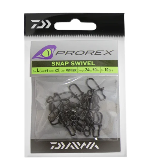 Вертлюжок з застібкой Daiwa Prorex Snap Swivel L