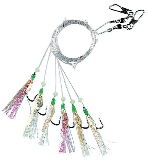 Монтаж Fladen Sabiki rig 6-hooks size 4