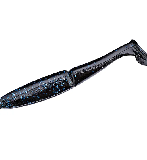 Силікон Gambler 4.25" EZ Swimmer #Black Blue Glitter 7pc