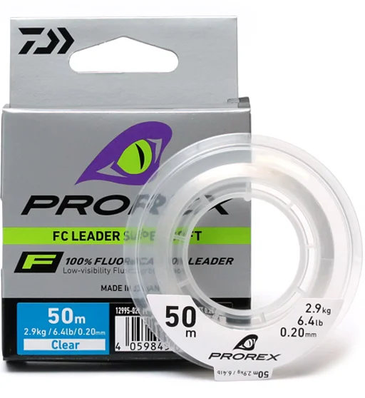 Флюорокарбон Daiwa Prorex FC Leader Super Soft 50m 2.9kg 0.20mm