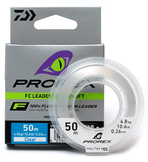 Флюорокарбон Daiwa Prorex FC Leader Super Soft 50m 4.8kg 0.26mm