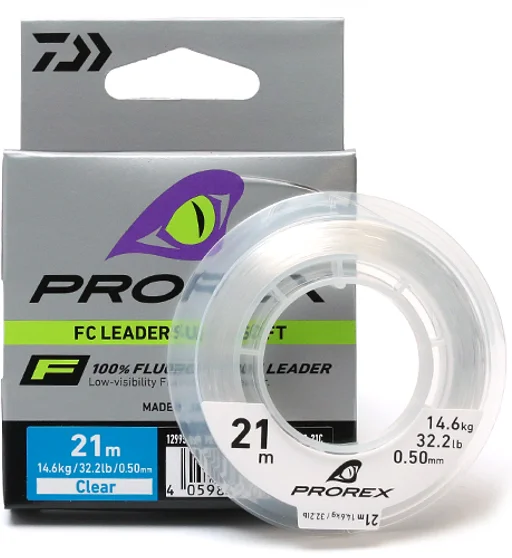 Флюорокарбон Daiwa Prorex FC Leader Super Soft 21m 14.6kg 0.50mm
