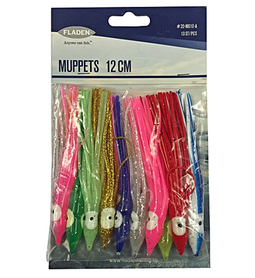 Октопус Fladen Octopus Muppets 12cm 10pcs #Assorted