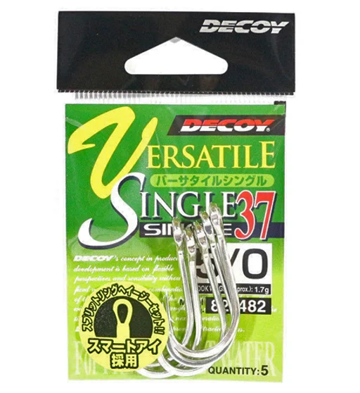 Крючок Decoy Single 37 Versatile single #5/0 5pcs