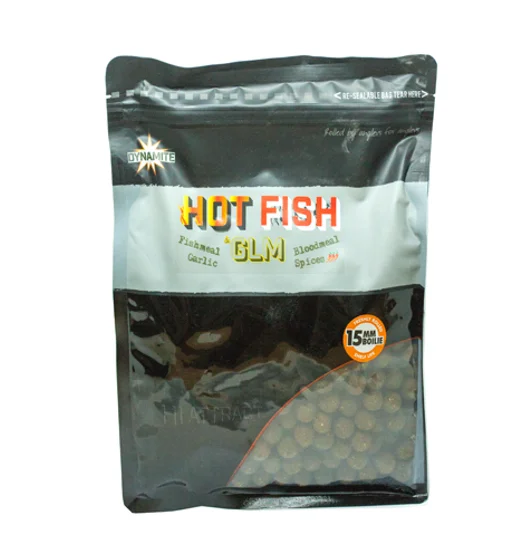 Бойли Dynamite Baits Hot Fish & GLM 15mm 1kg