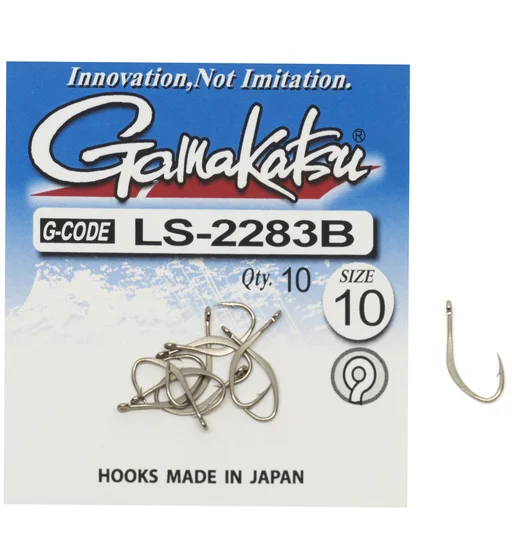 Крючки одинарные Gamakatsu LS-2283B N/L Bronze №10 10pc