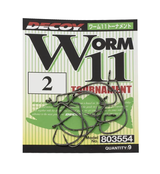 Гачок офсетний Decoy Worm 11 Tournament Hook #2 9pcs