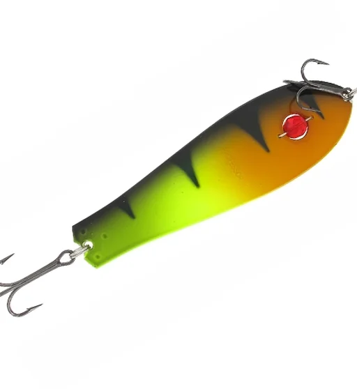 Блесна Kuusamo Professor 1 115mm 27g бусинка #BL/GR/FYe/O-B UV