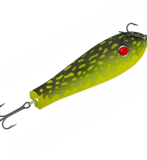 Блесна Kuusamo Professor 1 115mm 27g бусинка #Ye/GR-B UV