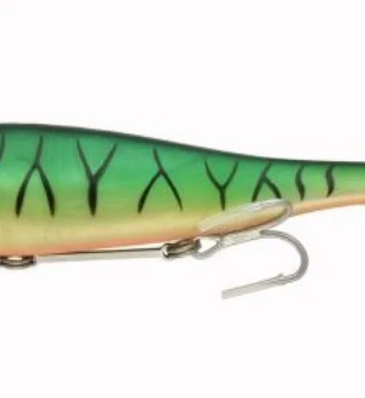 Джигголовка с силиконом Mullet Shad Jig Fire Tiger 200g