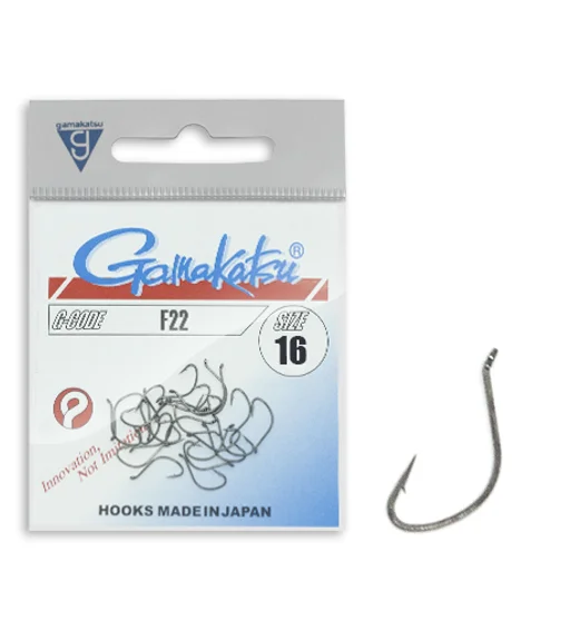 Крючки одинарные Gamakatsu F22 Black №16 25pc